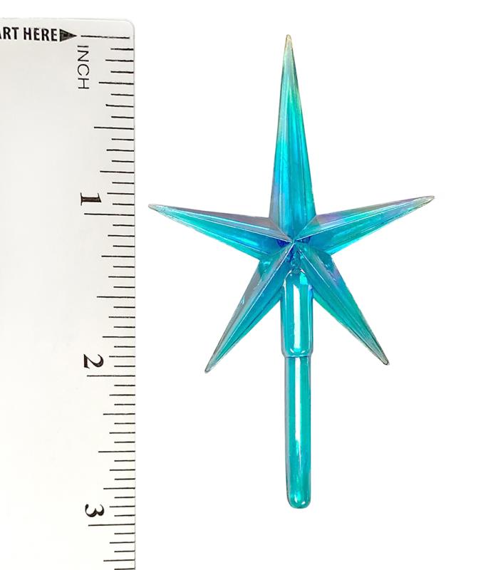 Blue Modern Large Star for Ceramic Christmas Tree Topper