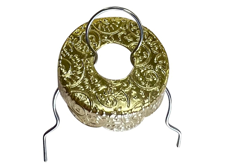 National Artcraft 1/2 Gold Old-World Style Ornament Cap with Wire Loop (Pkg/100)