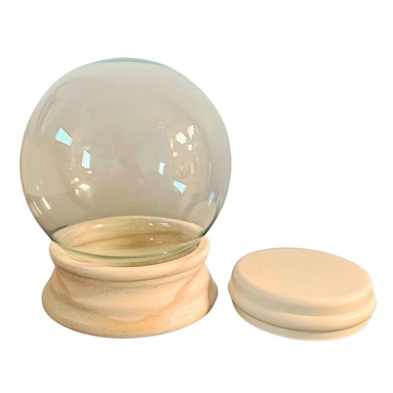 Water Globe Kits WITH Wood Base - National Artcraft