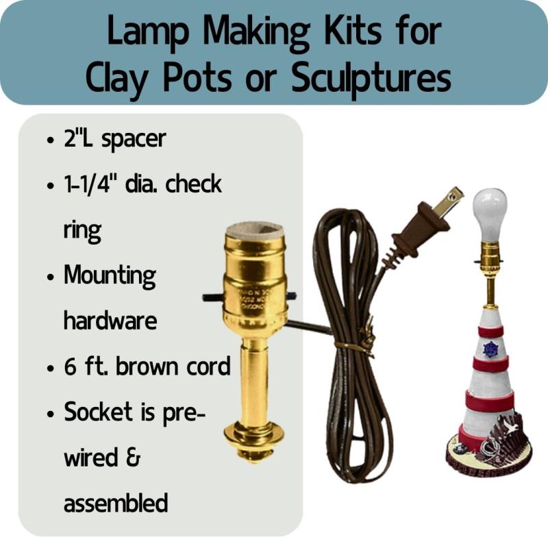 National Artcraft Lamp Making Kit for Baskets and Other Containers (Pkg/1)