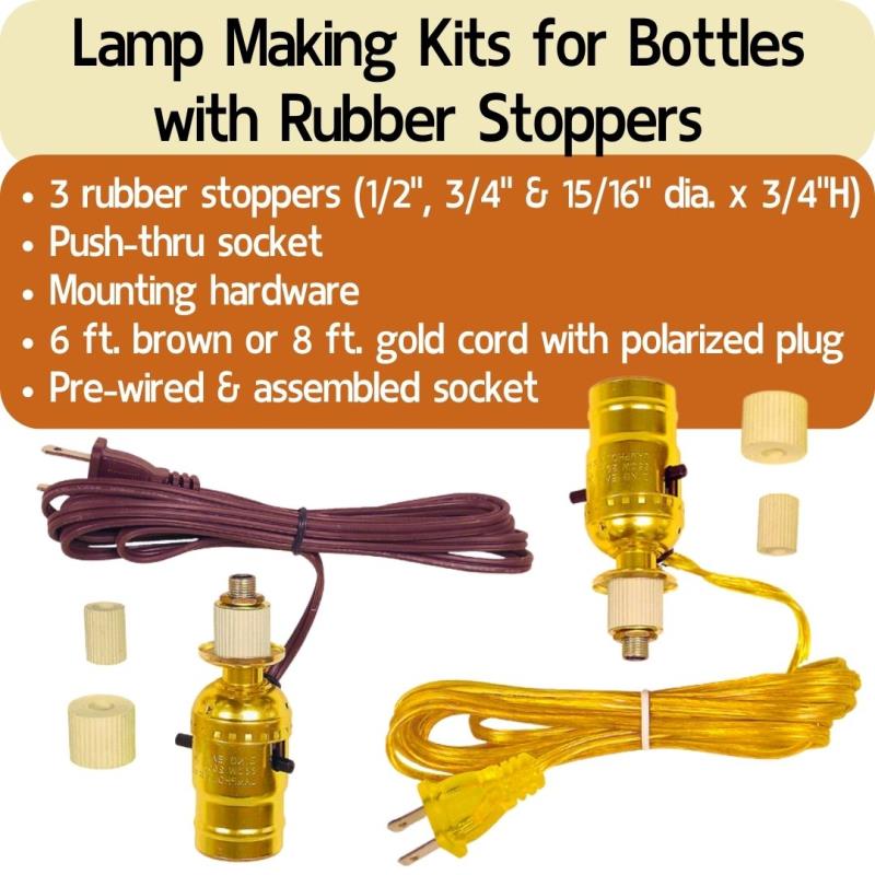 Lamp Making Kits Without Fixture Pipes - National Artcraft