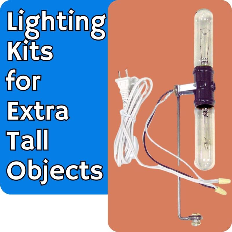 Lamp Making Kits Without Fixture Pipes - National Artcraft