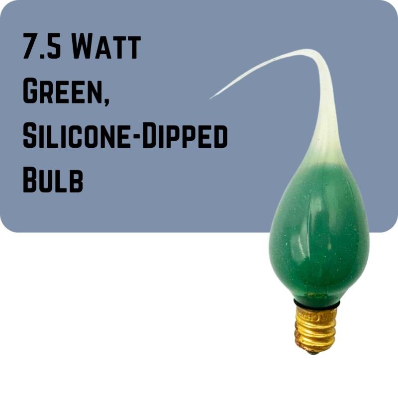 Silicone Dipped C7 Light Bulbs with Candelabra Base - National Artcraft