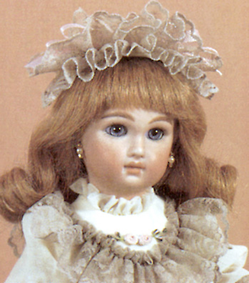 Jumeau Antique Doll Reproduction Bisque Doll