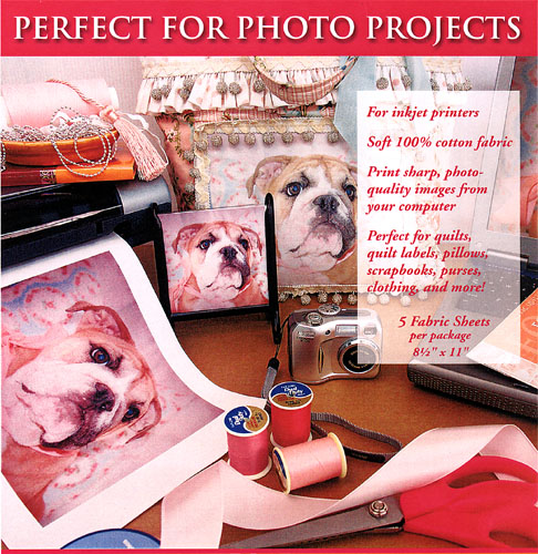 Printable Fabric Sheets for Inkjet Printers - National Artcraft