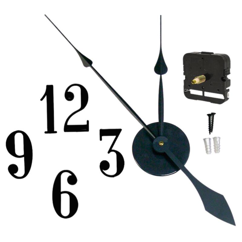 How to put the wall clock hands 